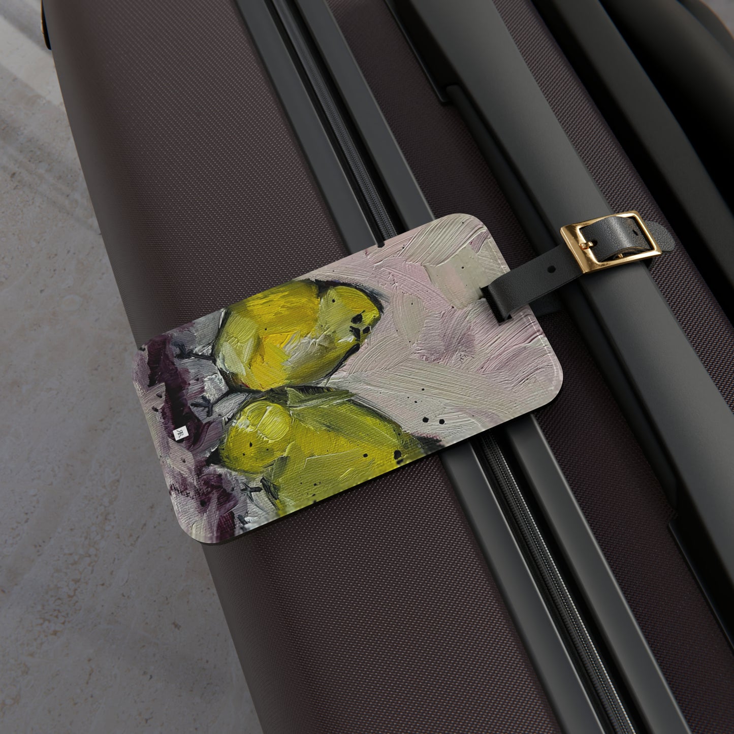 Cute Yellow Chicks Luggage Tag