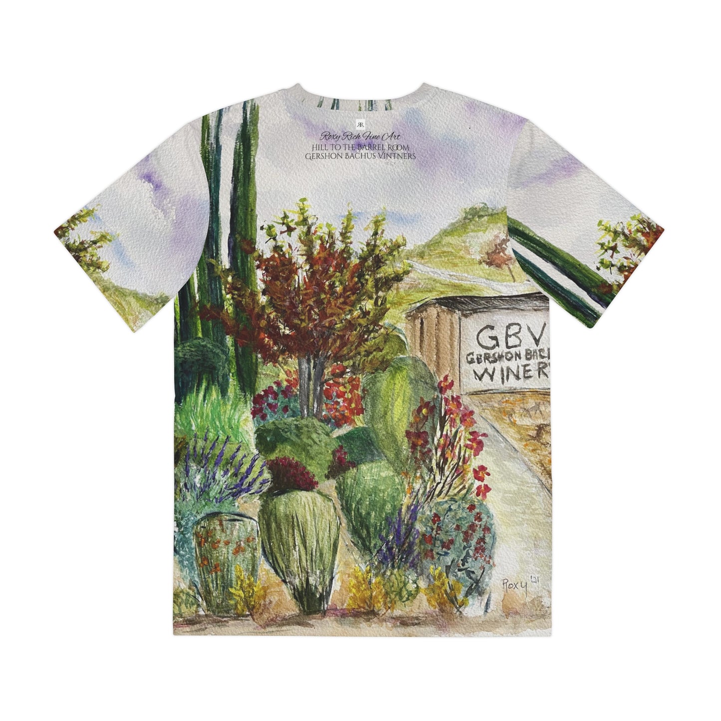 Men's Poly Tee - Hill to the Barrel Room- GBV