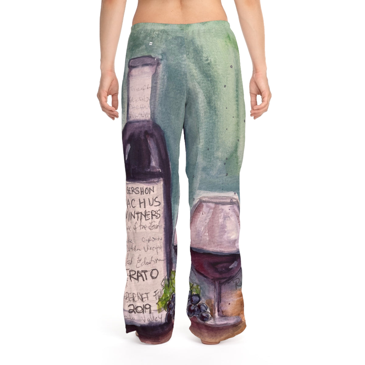 Pajama Pants - GBV Erato Cab-Franc Wine- Women's Pajama/Lounge Pants