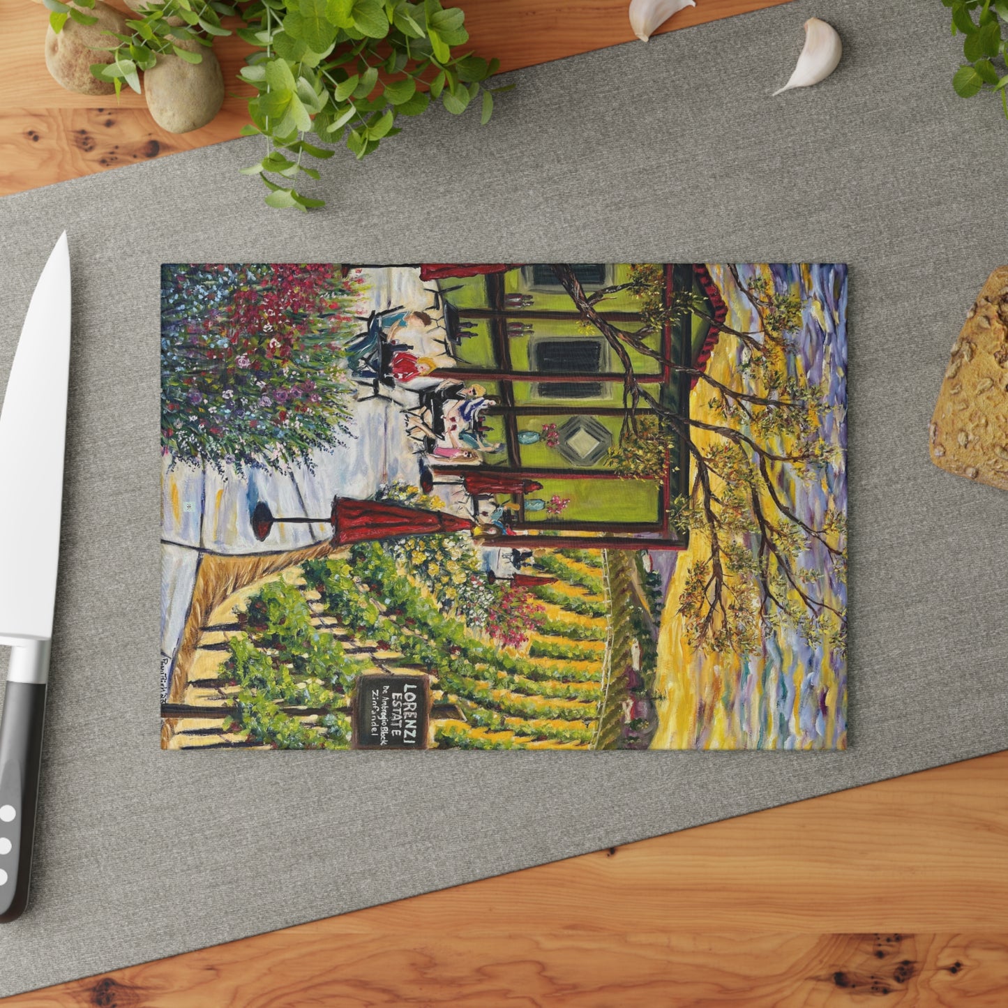 Planche à découper en verre Lorenzi Estate Terrace