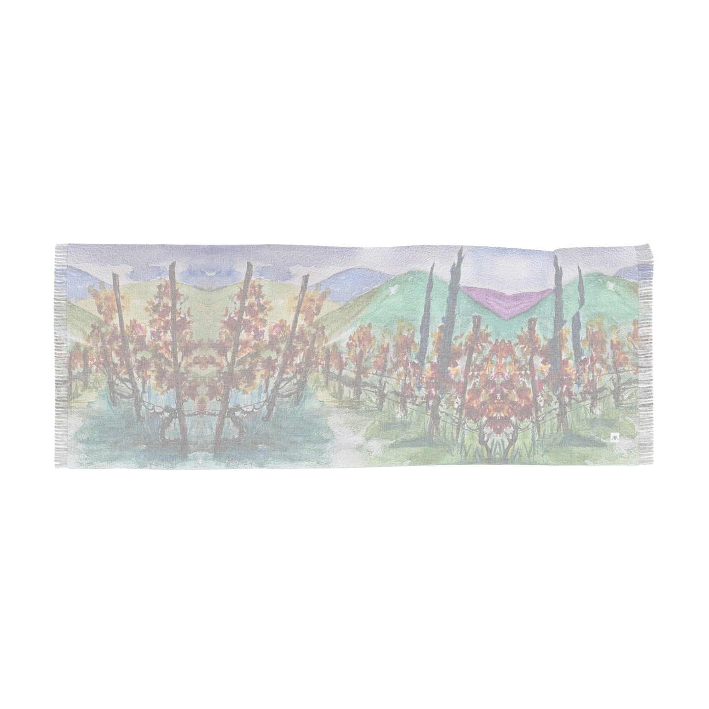 Colorful Scarf — Artistic Lightweight Neck Wrap- Vineyard Vines