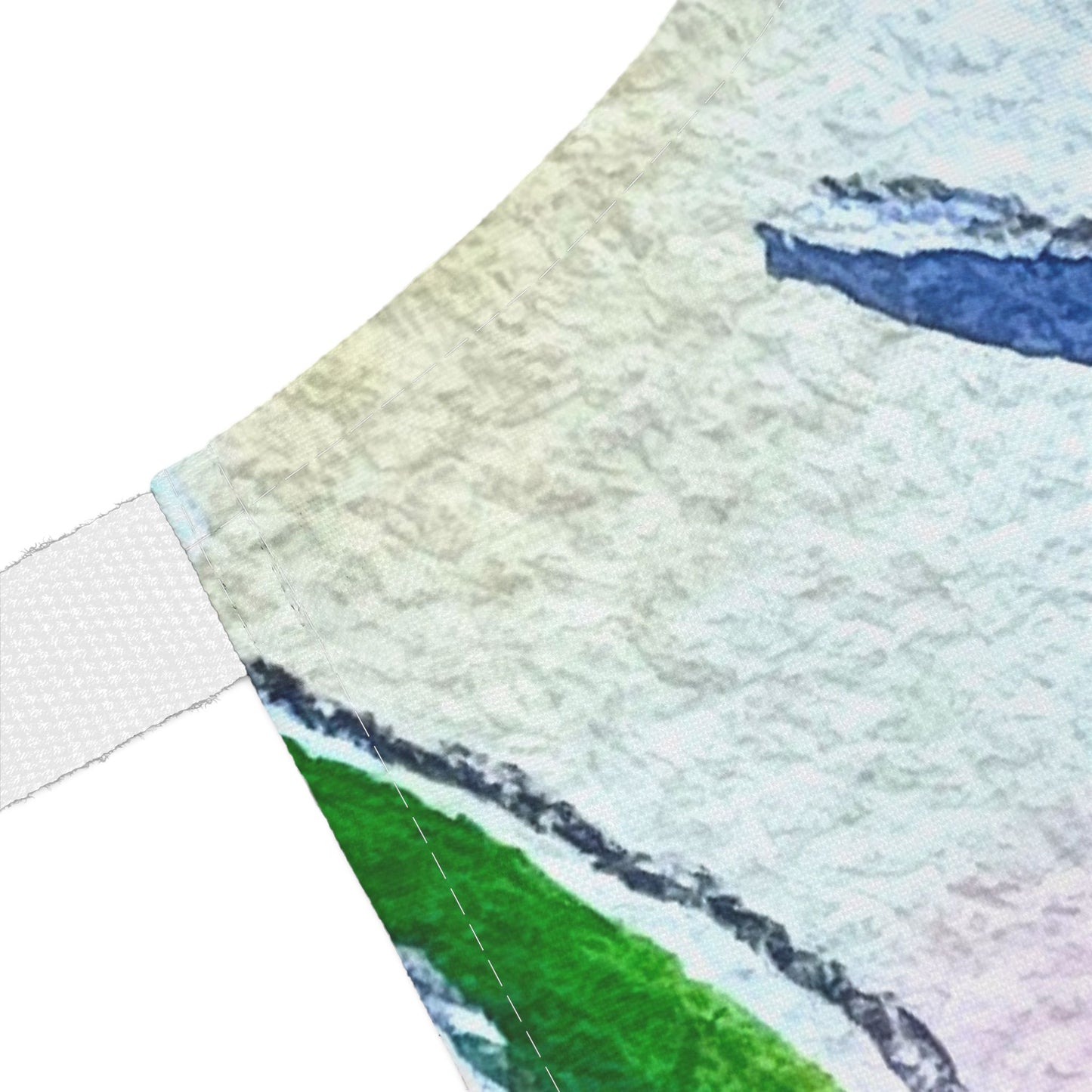 Annas Hummingbird Art Apron — "Choose Your Straps"