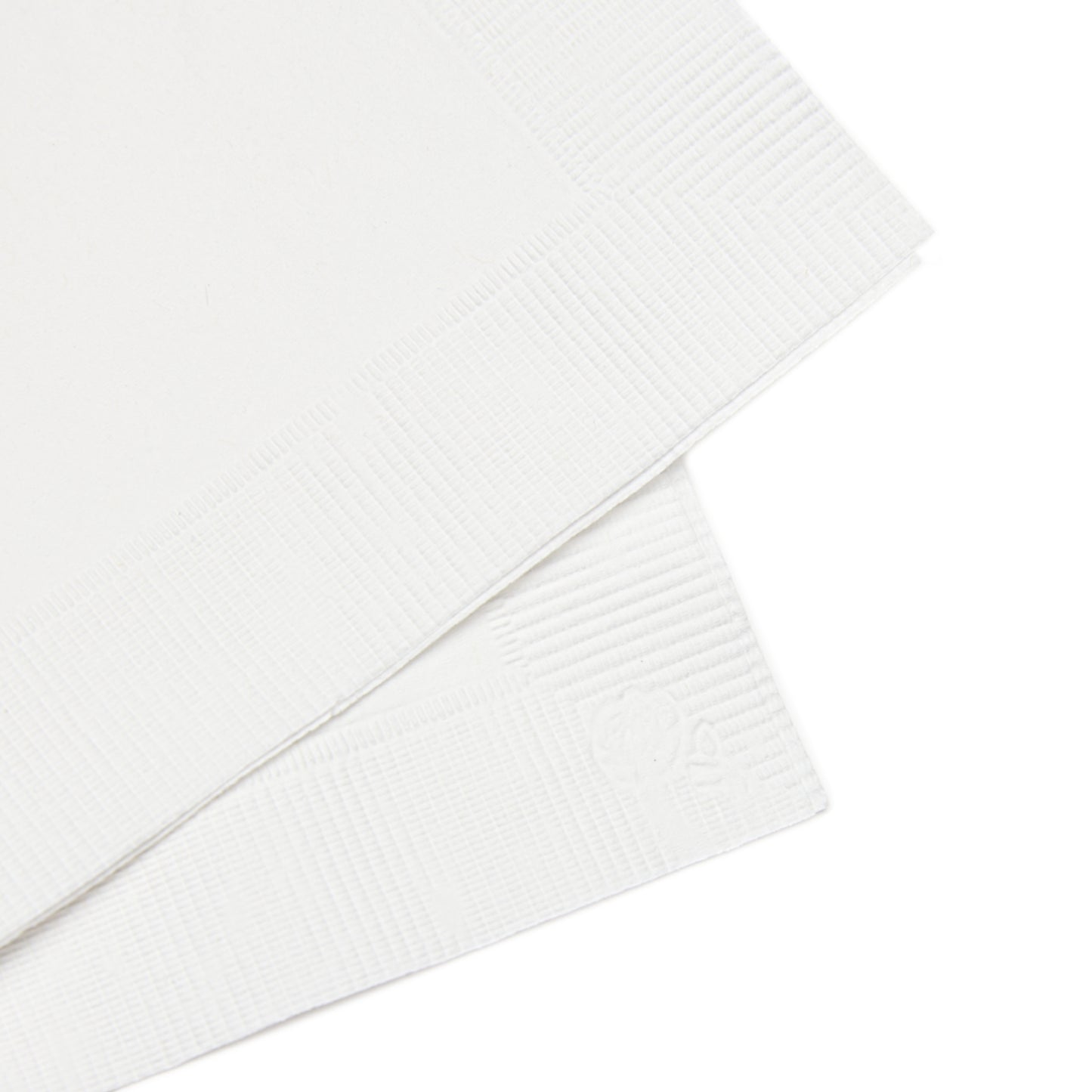 Merry Christmas! Tree-White Coined Napkins