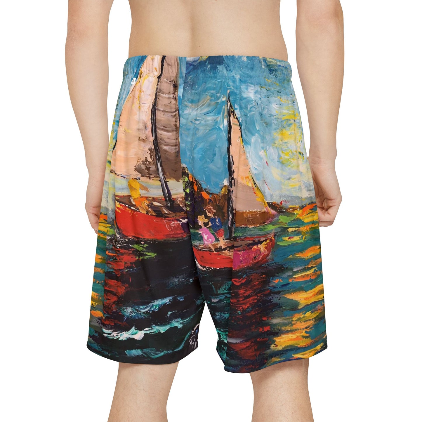 Men’s Sports Shorts - Sunny Sails