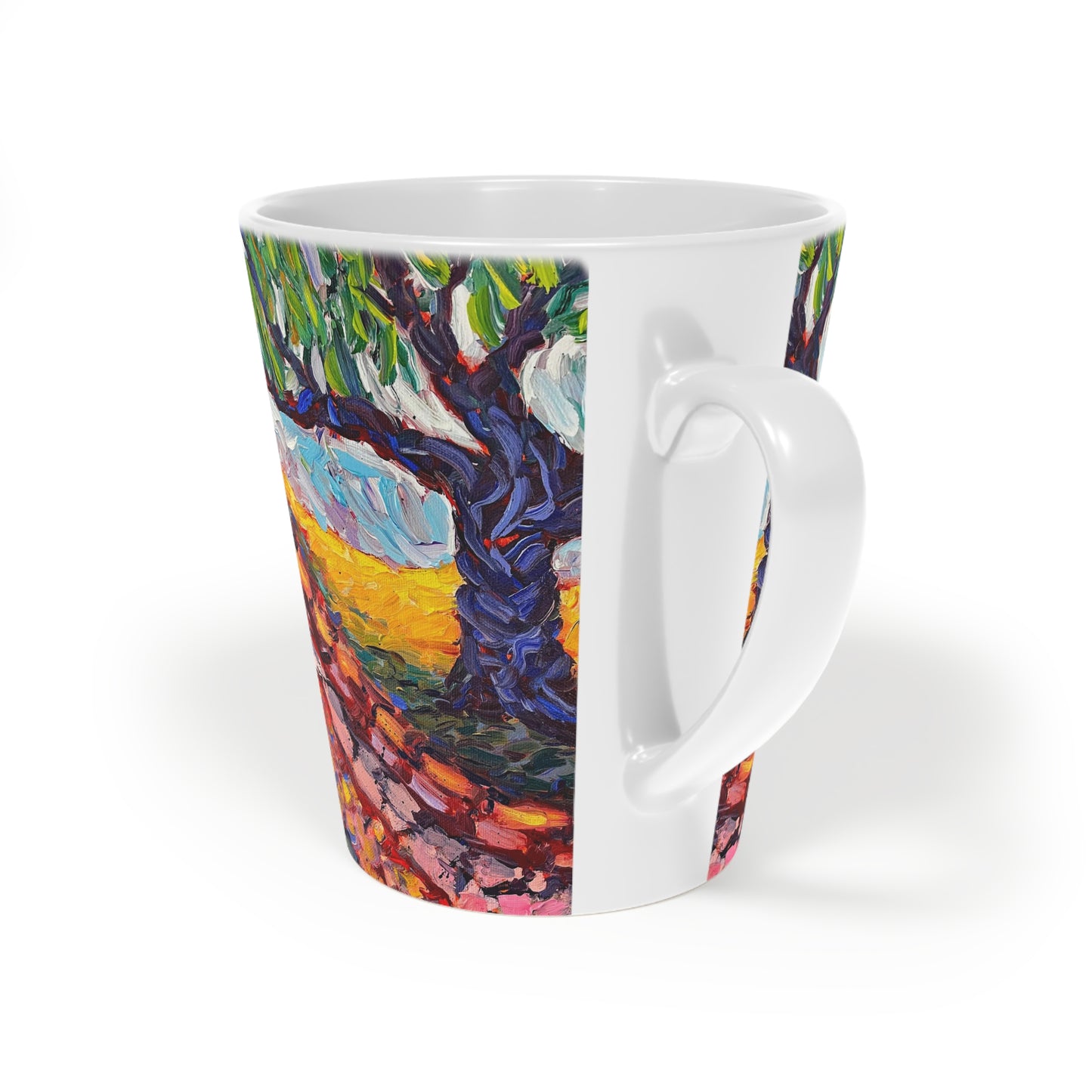 Anchor Tree at Lorenzi Estate Latte Mug, 12oz