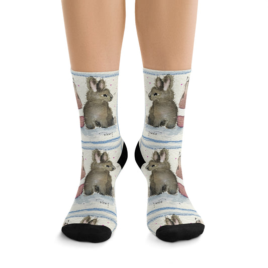 Drunk Bunny #1 Socks