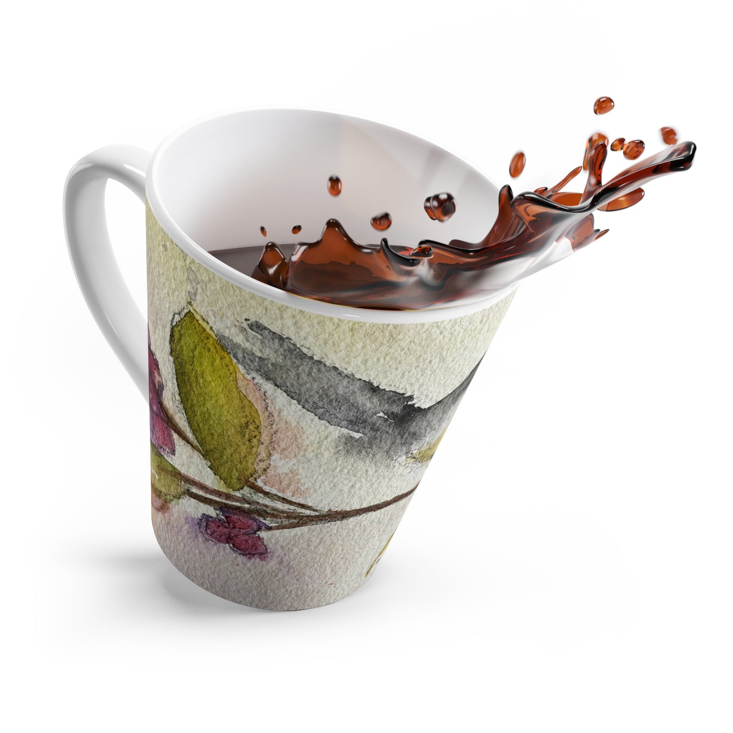 Mug - Chickadee in a Berry Tree-Made in and Ships from USA