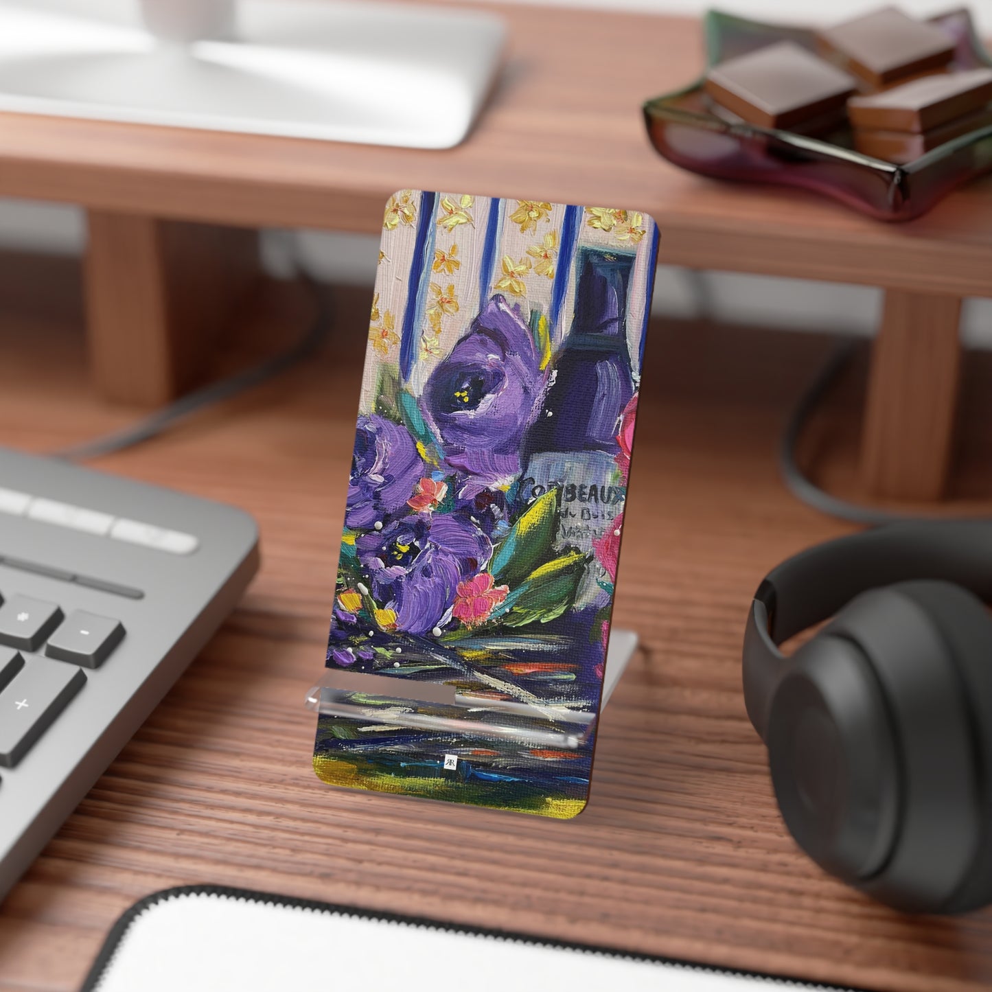 Corbeaux Wine and Lavender- Phone Stand
