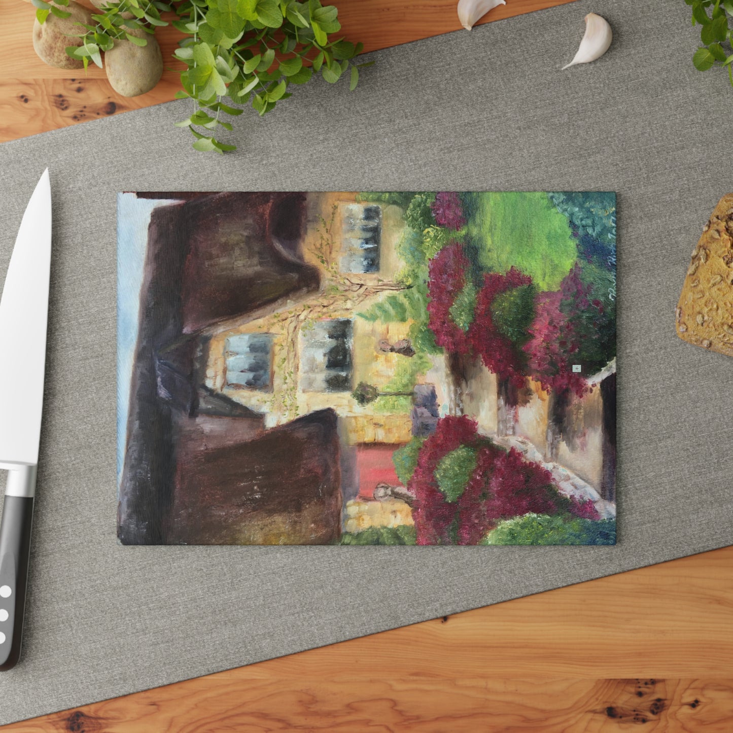 Cotswolds VillageCasa con techo de paja- Tabla para cortar vidrio