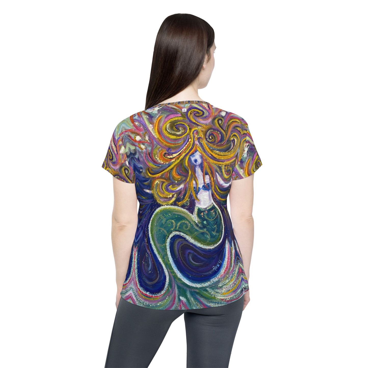 Women's Sports Jersey -The Screaming Siren-Mermaid