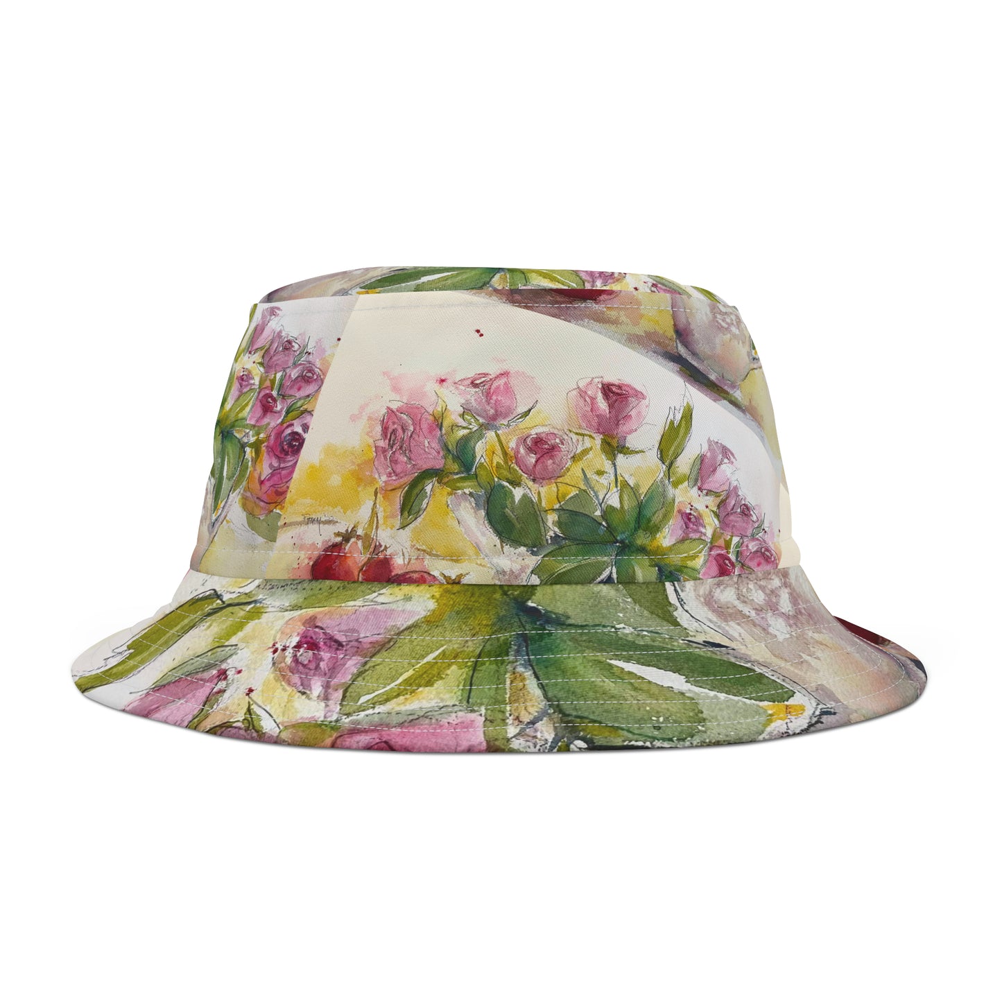Roses and Pomegranates Bucket Hat