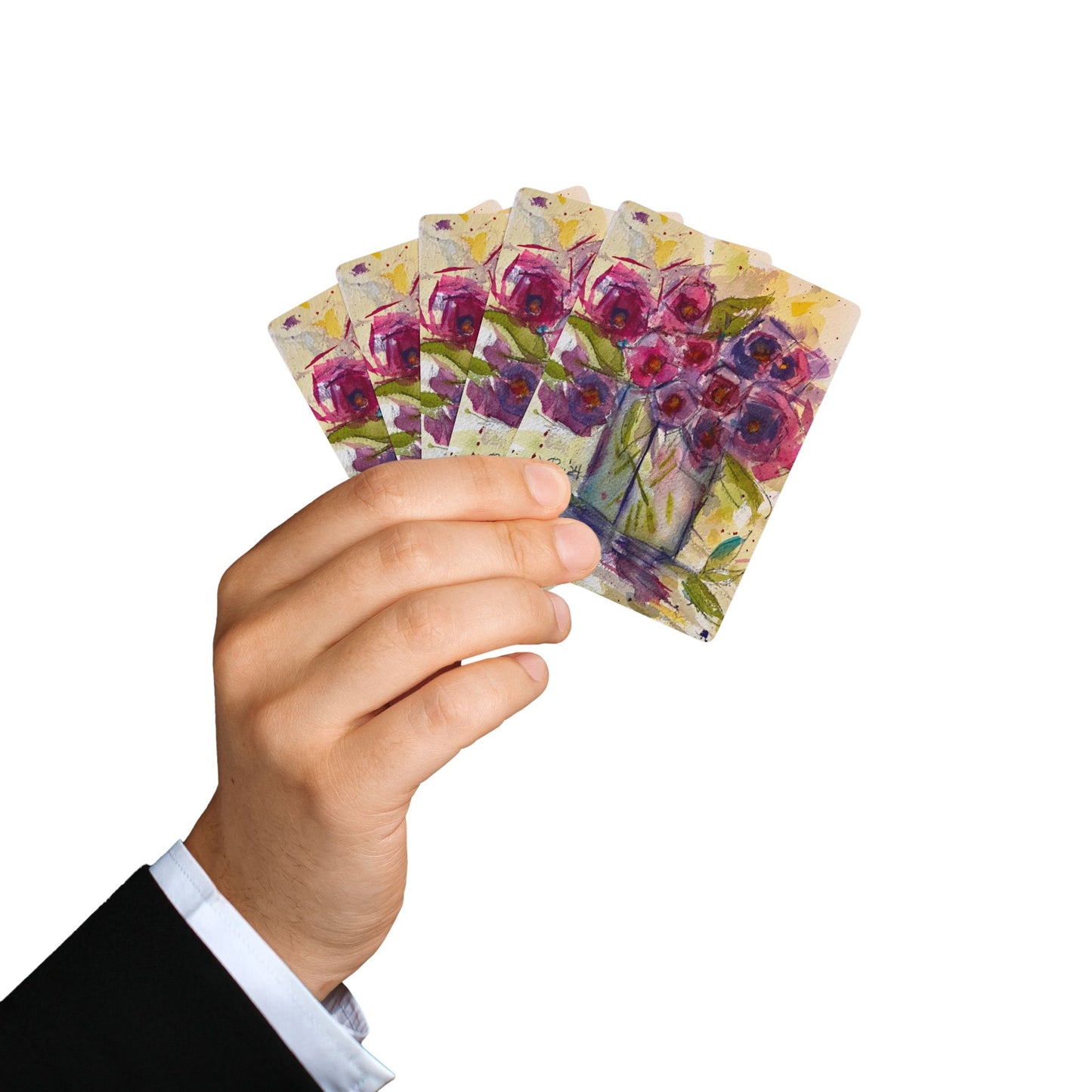 Playing Cards-Spring Roses