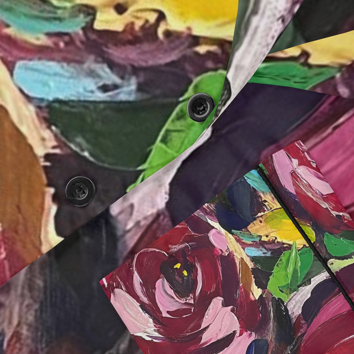 Satin Pajamas - Shabby Pink Roses