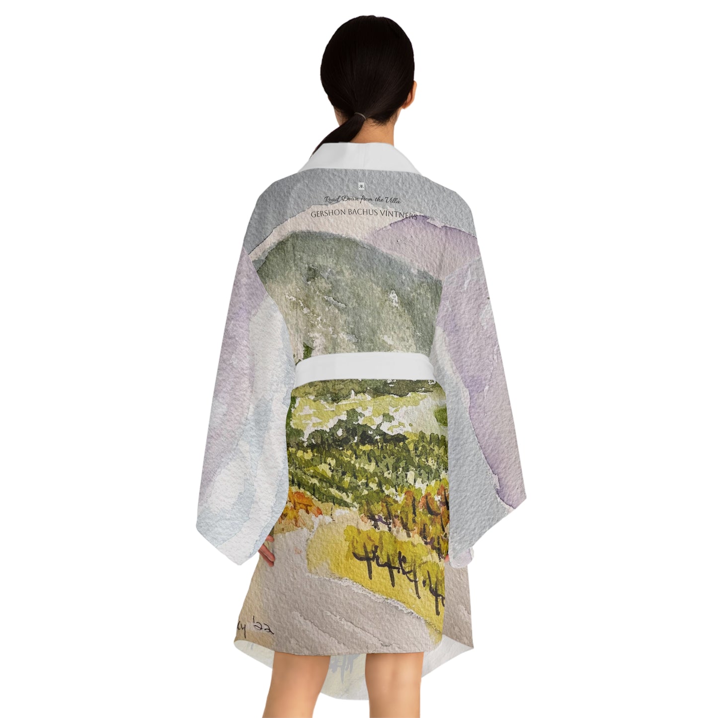 Kimono Robe -Road Down from the Villa-GBV