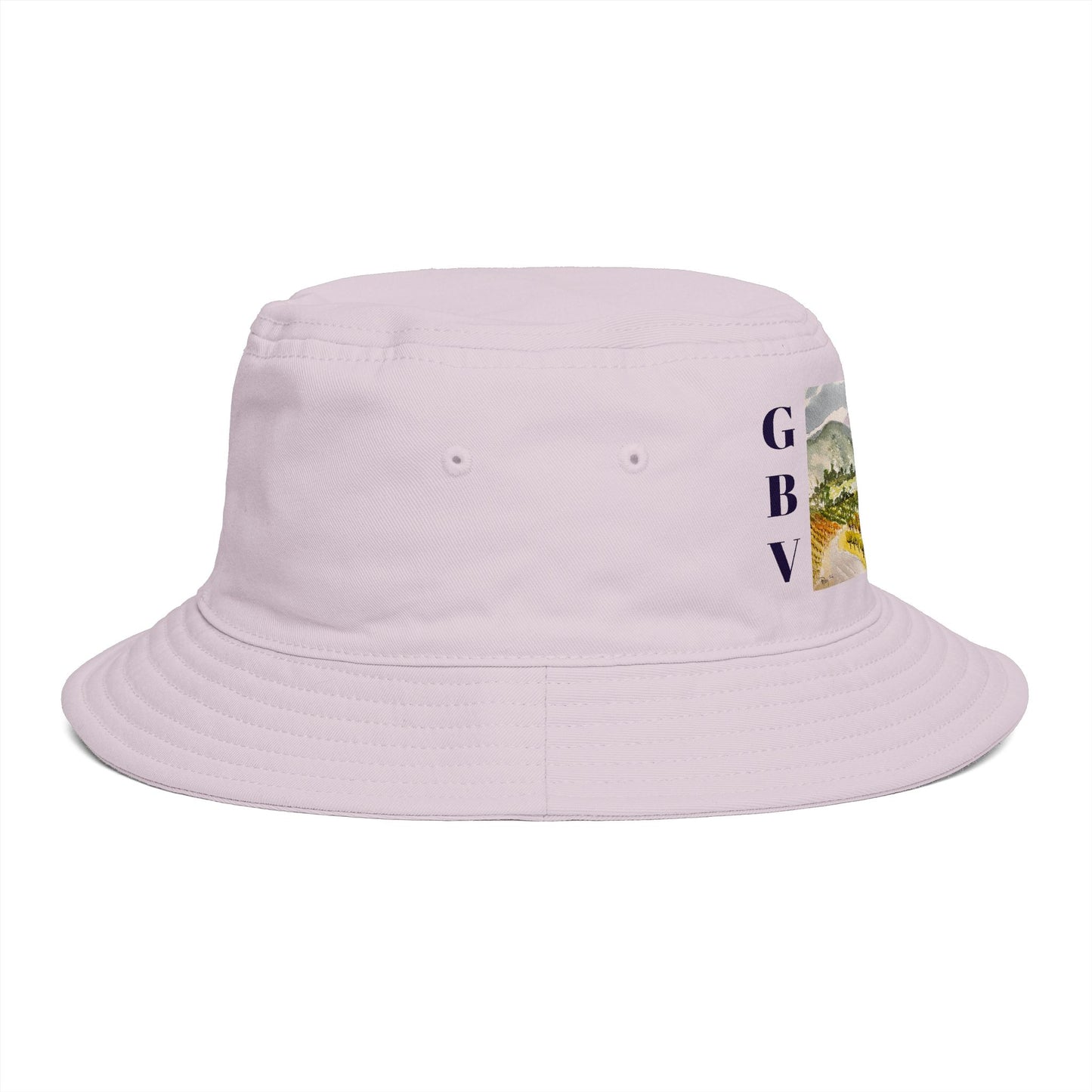 Roxy Rich Fine Art -Road Down from the Villa-GBV- Bucket Hat — Stylish Durable Travel Hat