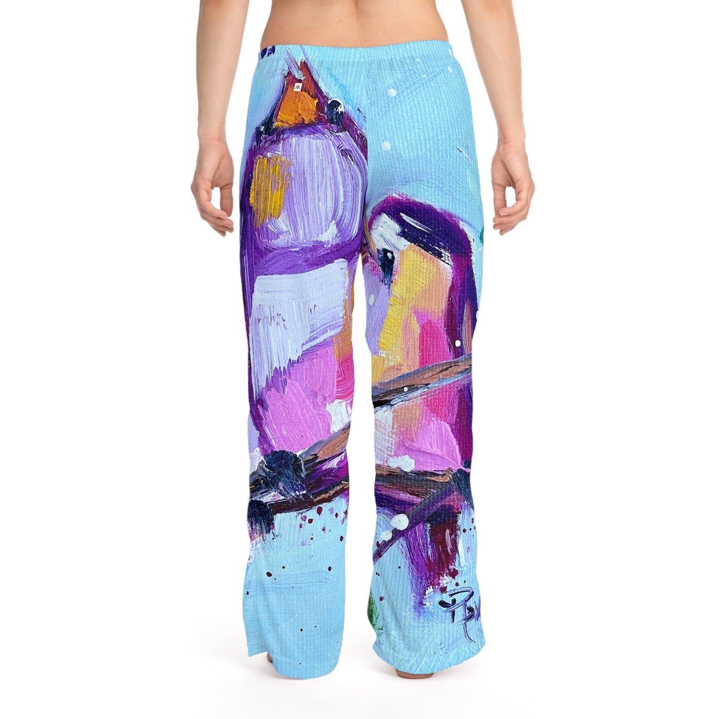 Pajama Pants - Fa La La Birds Singing- Women's Pajama Pants
