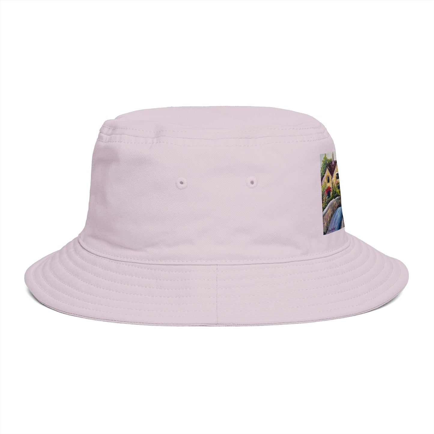 Roxy Rich Fine Art-Castle Combe Cotswolds - Stylish Durable Bucket Hat