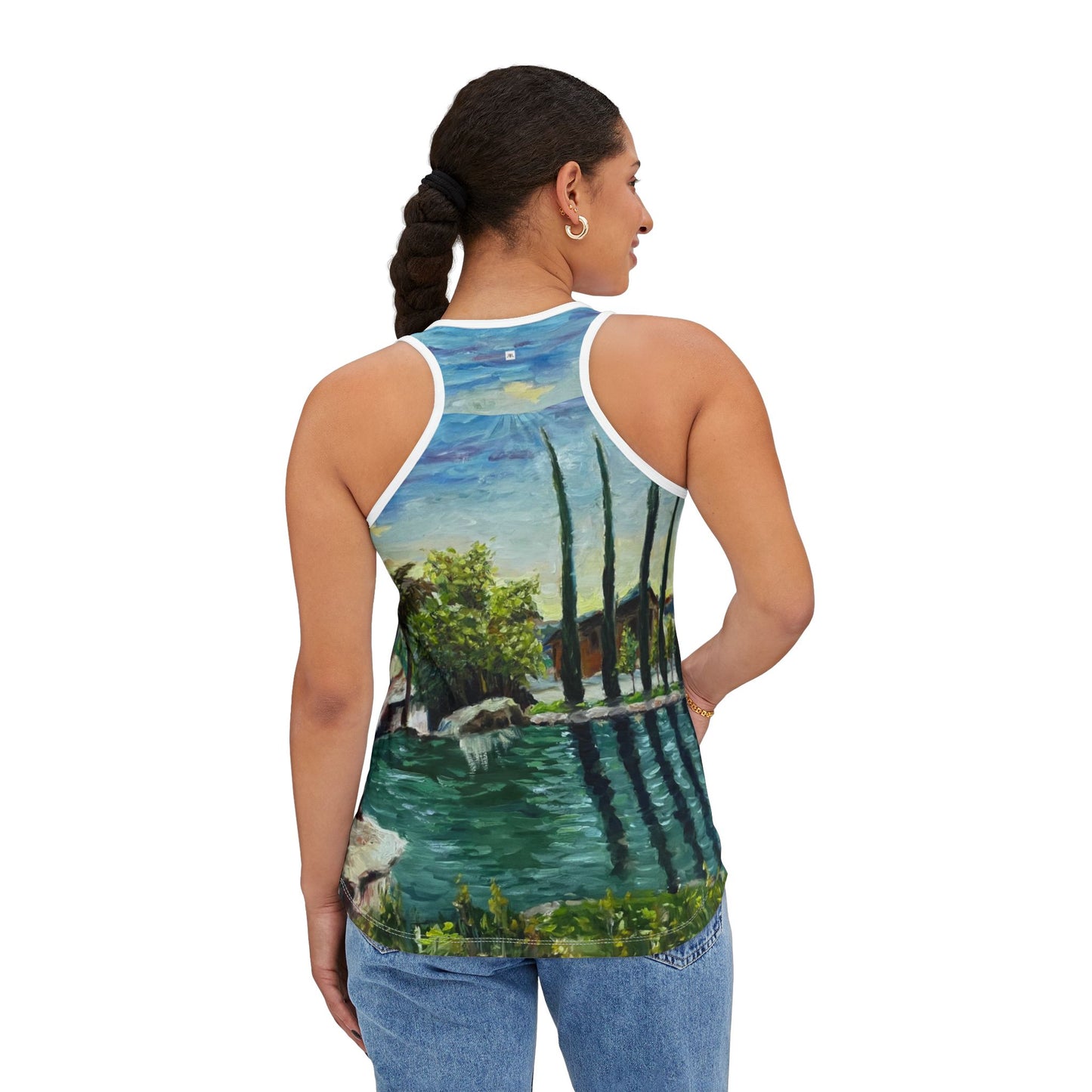 Women's Racerback Tank Top-The Pond at Gershon Bachus Vintners