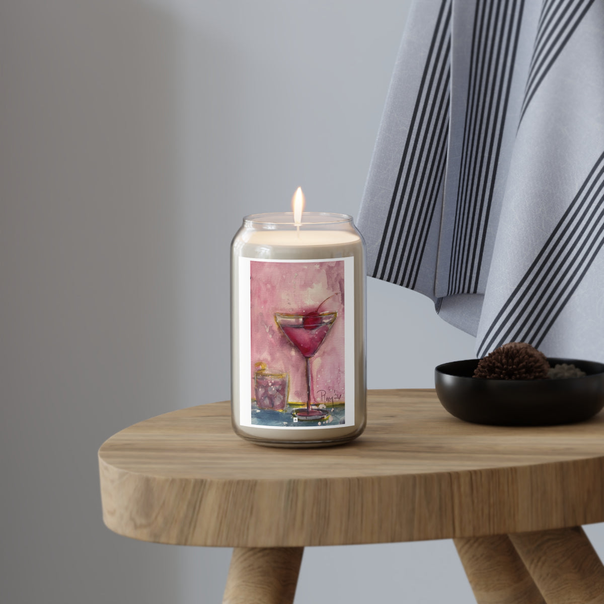 Scented Candle, 13.75oz-Pink Martini