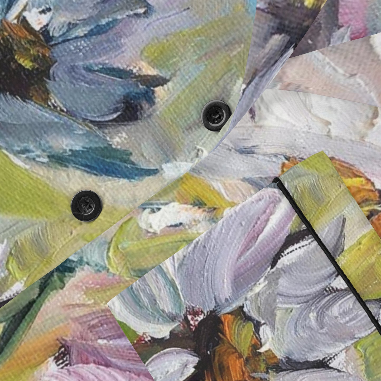 Satin Pajamas - Impressionist Daisies