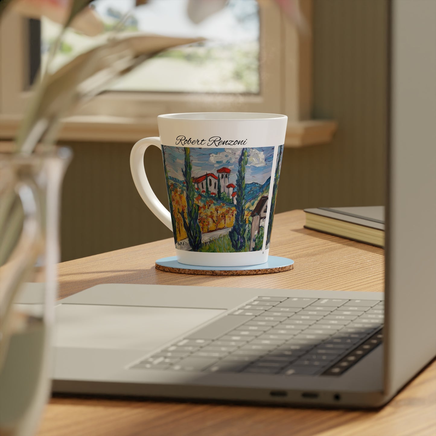 Latte Mug, 12oz- "Robert Renzoni"