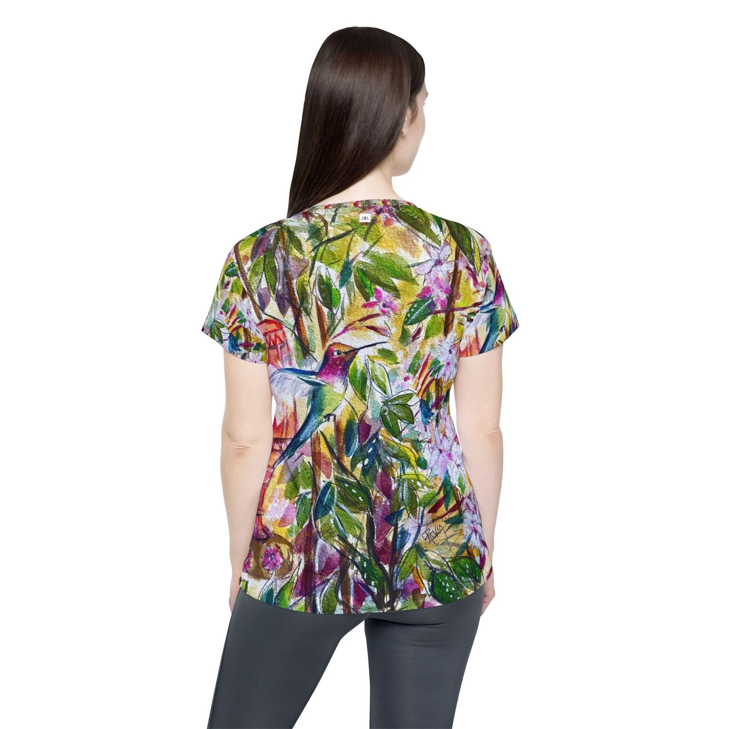 Women's Sports Jersey -Hummingbird by the Jasmine