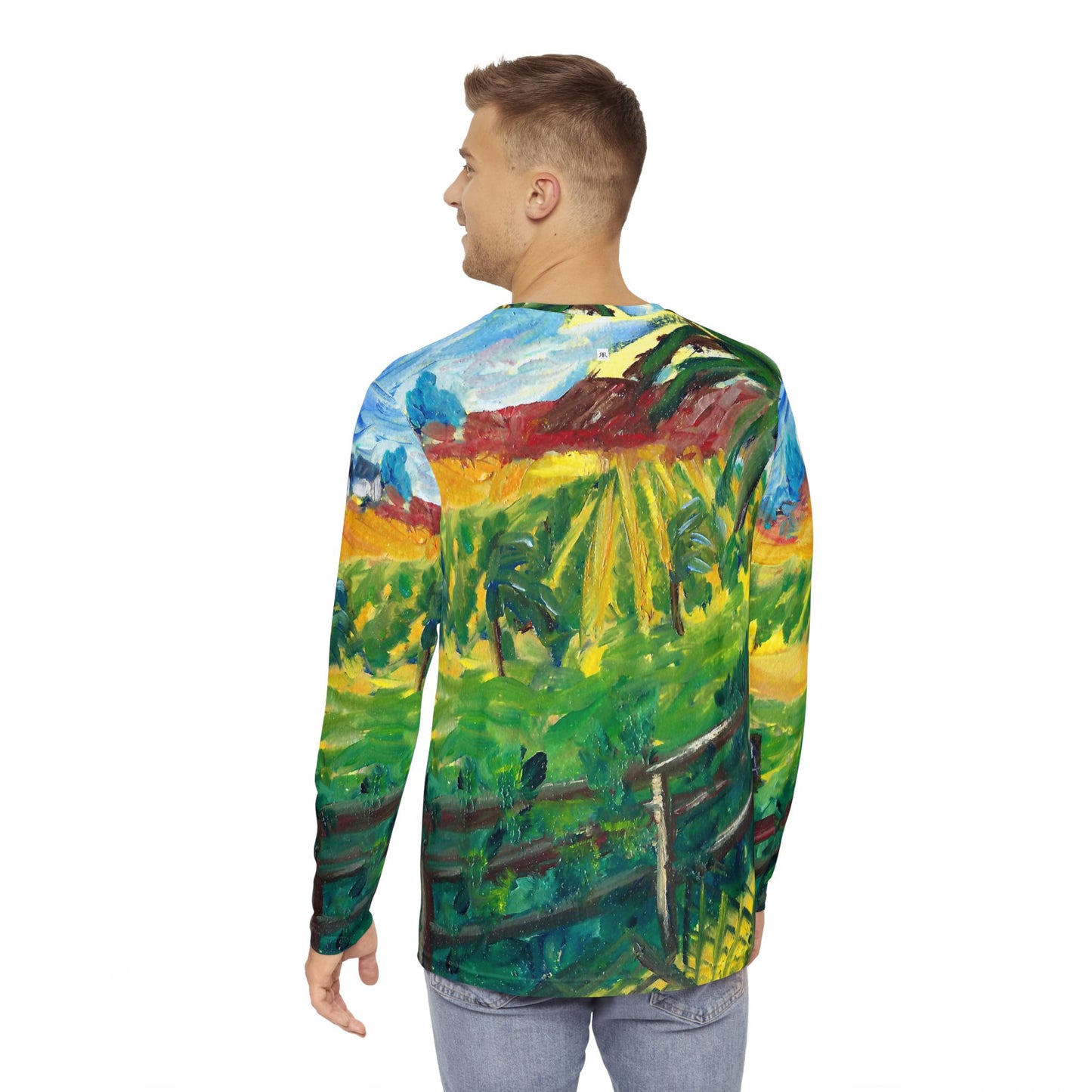 Men's Long Sleeve Shirt - Unique Classic Tee-Morning Vines at Chapin