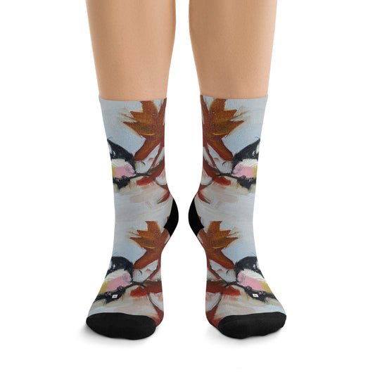 Fall Chickadees Socks