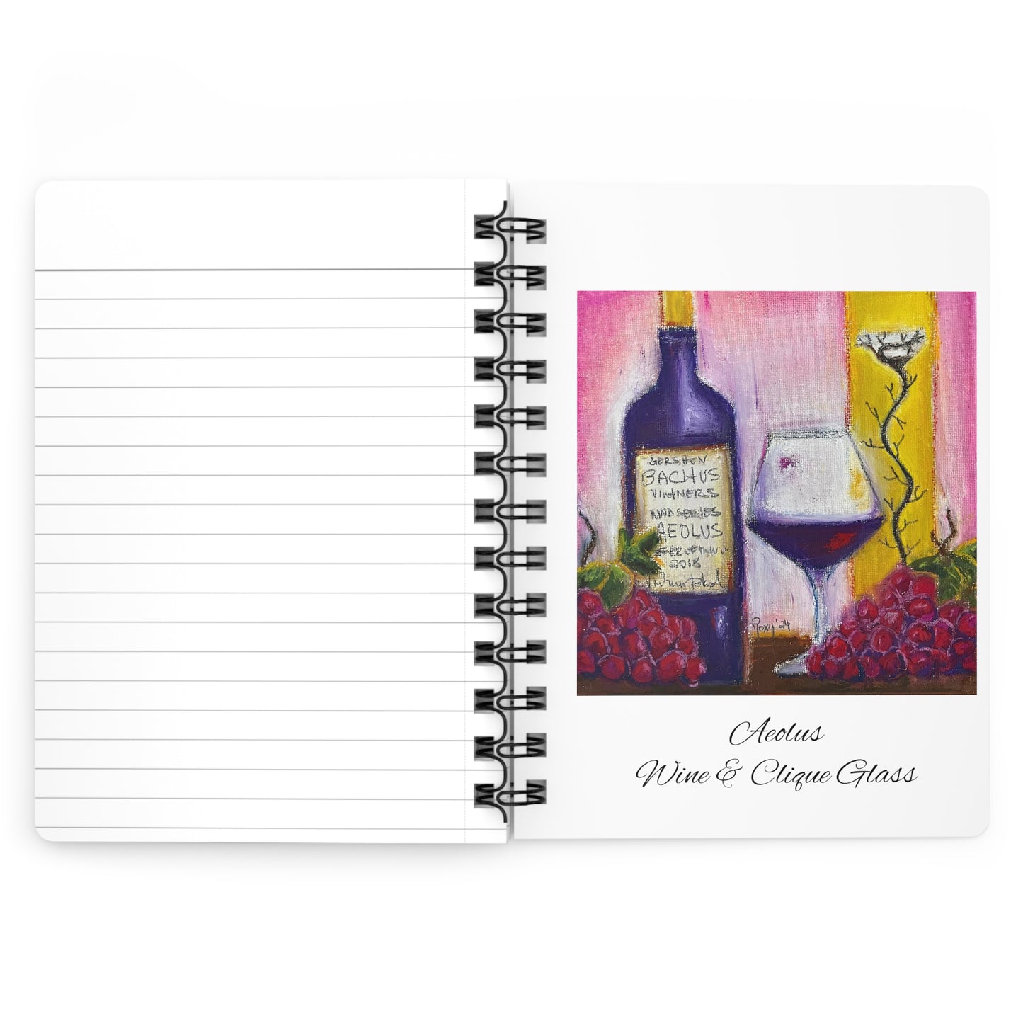 Gershon Bachus Vintners- Spiral Bound Journal