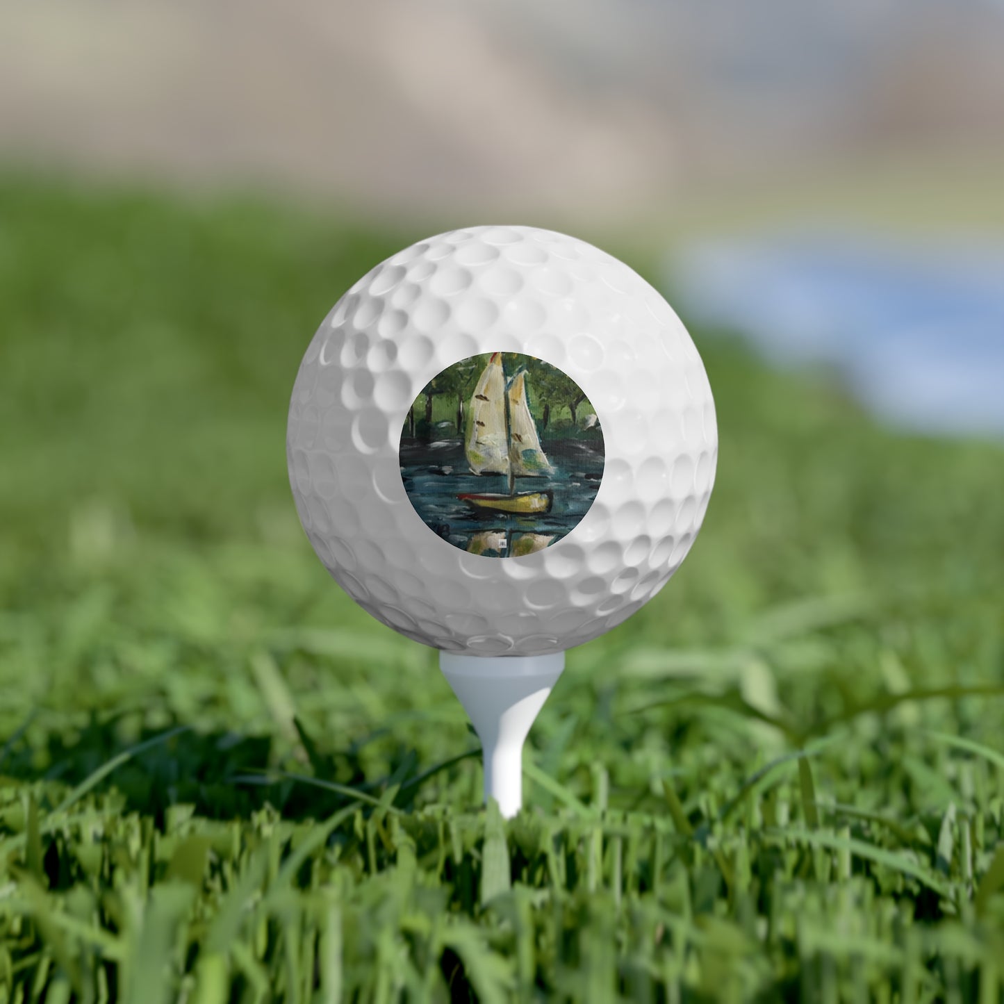 Golf Balls, 6pcs- Sails and Sails-Sailboat