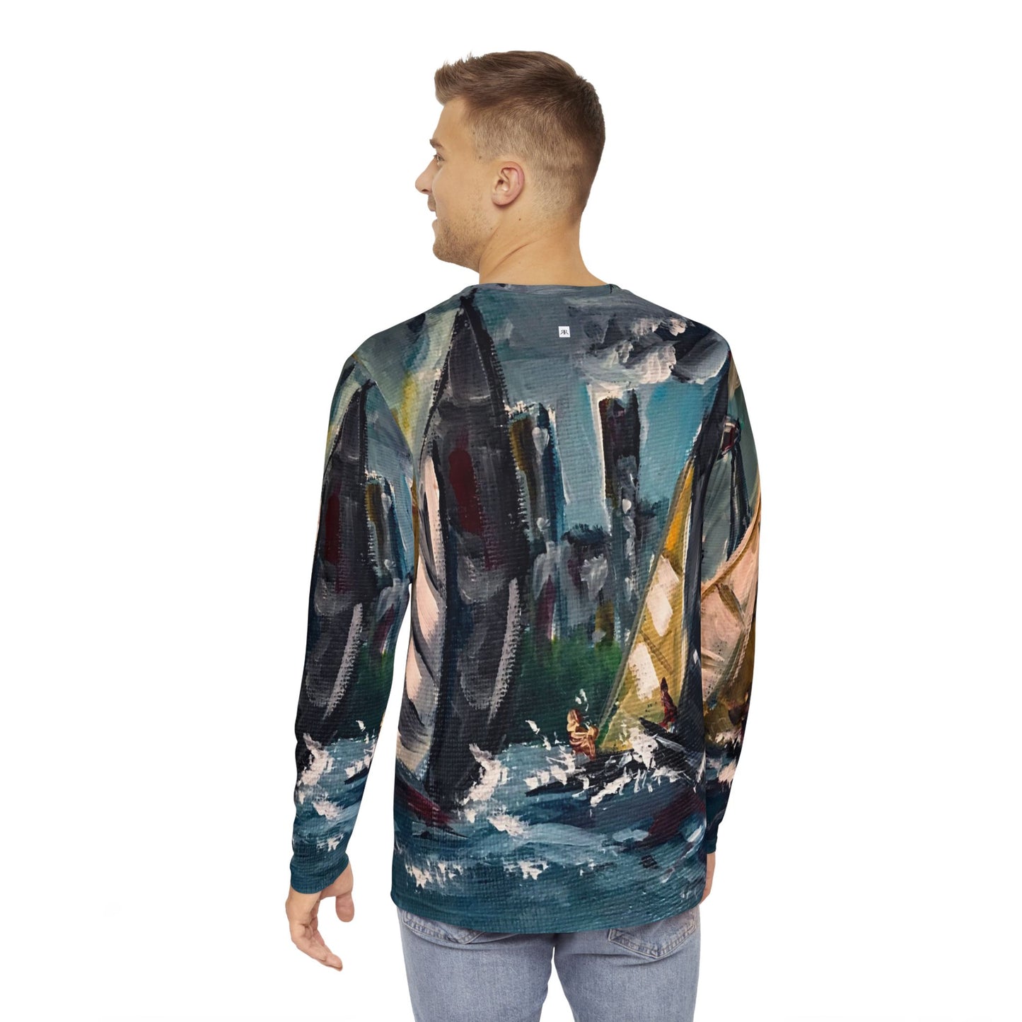 Men's Long Sleeve Shirt - Unique Classic Tee-Racing Day New York