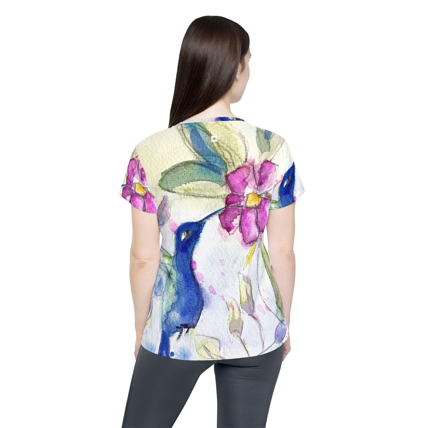 Women's Sports Jersey -Hummingbird in Spring