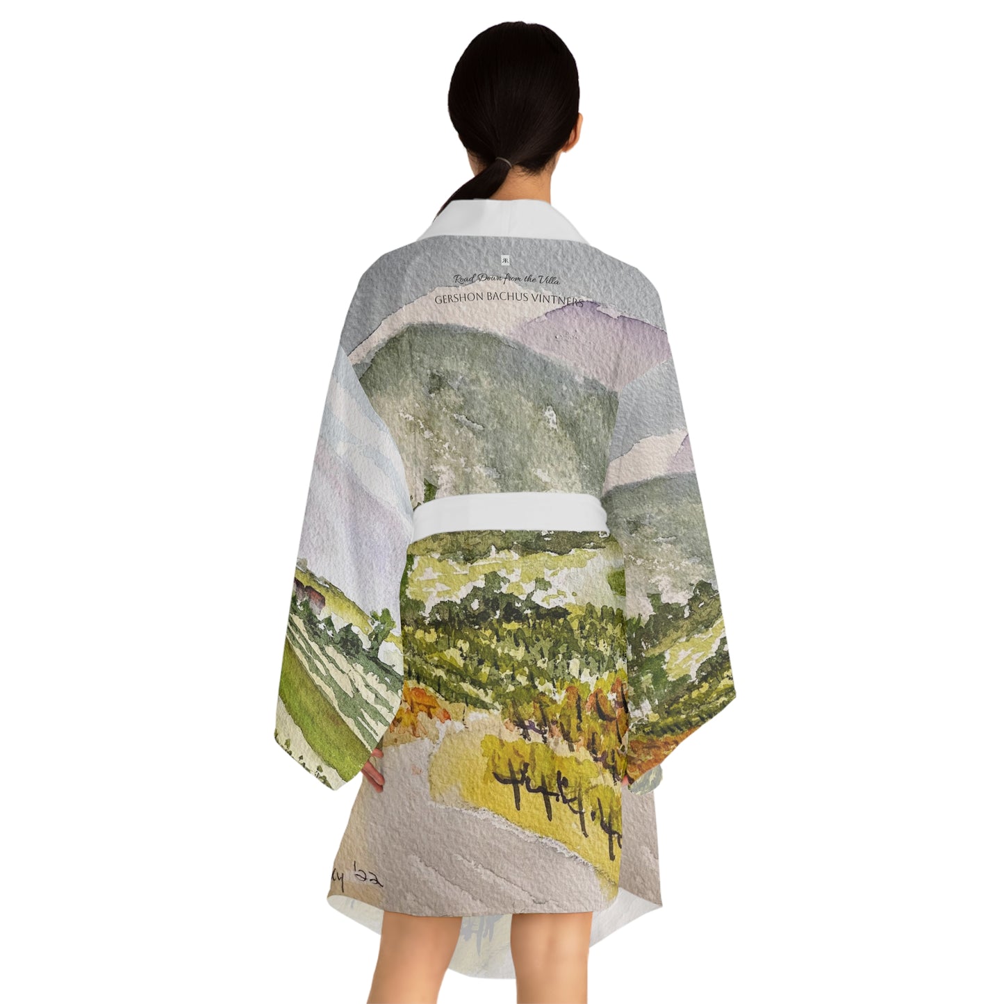 Kimono Robe -Road Down from the Villa-GBV