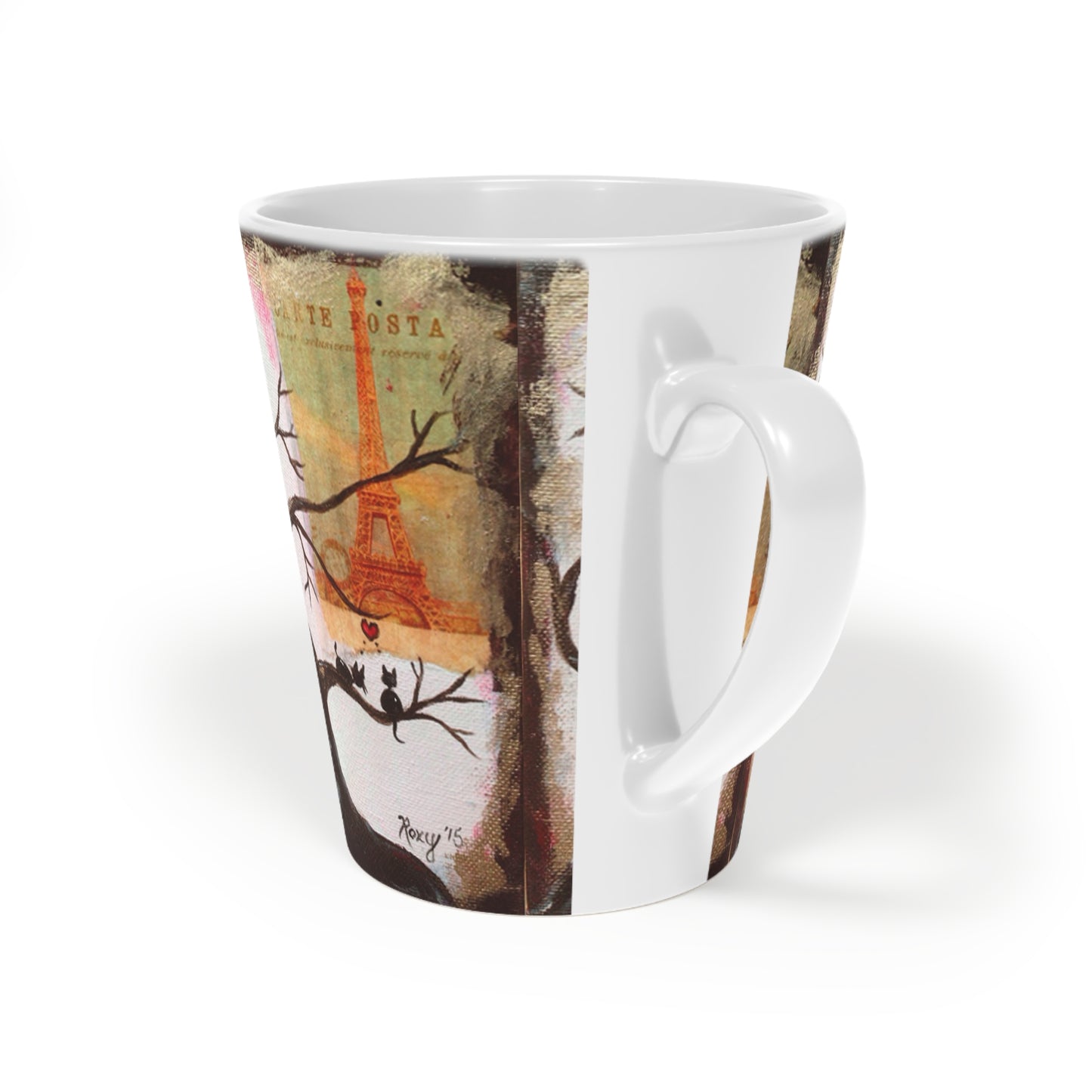 Taza de café con leche Pairs Kitties, 12 oz