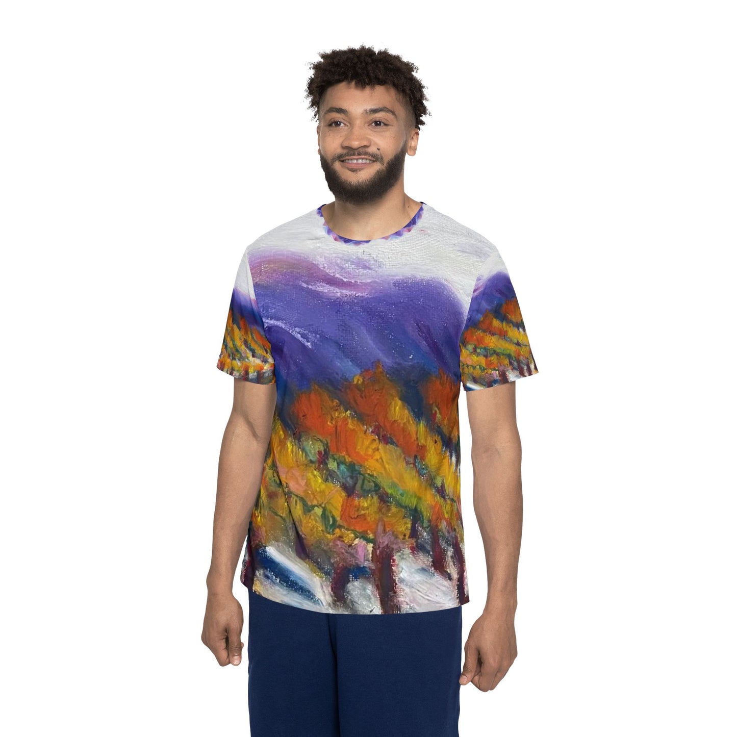 Men's Sports Jersey - Misty Vines