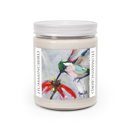 Hummingbird at a Coneflower Scented Candle 9oz