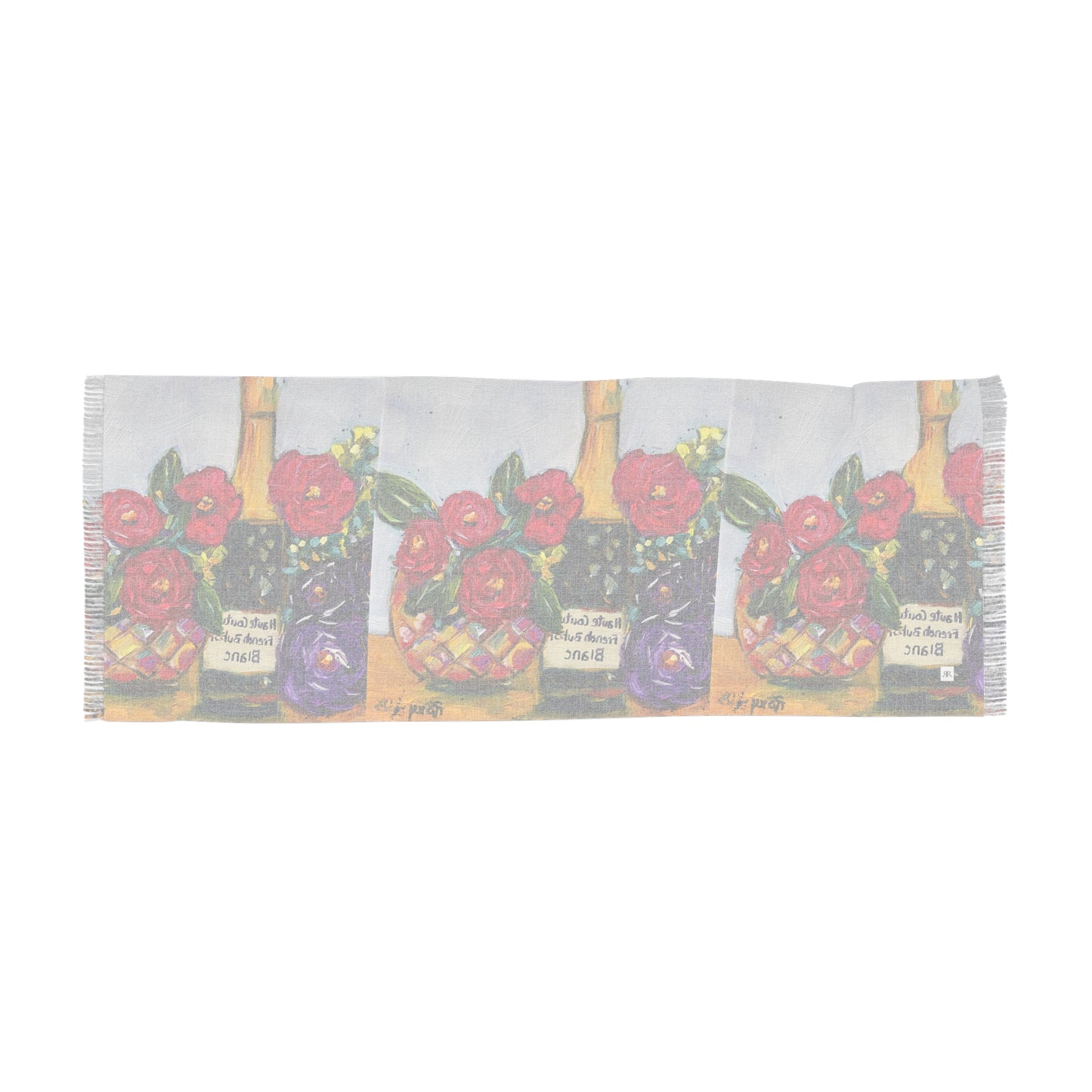 Colorful Scarf — Artistic Lightweight Neck Wrap- French Bubbles