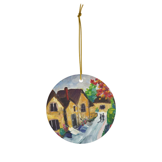 Gloucestershire Stroll Cotswolds Ceramic Ornament