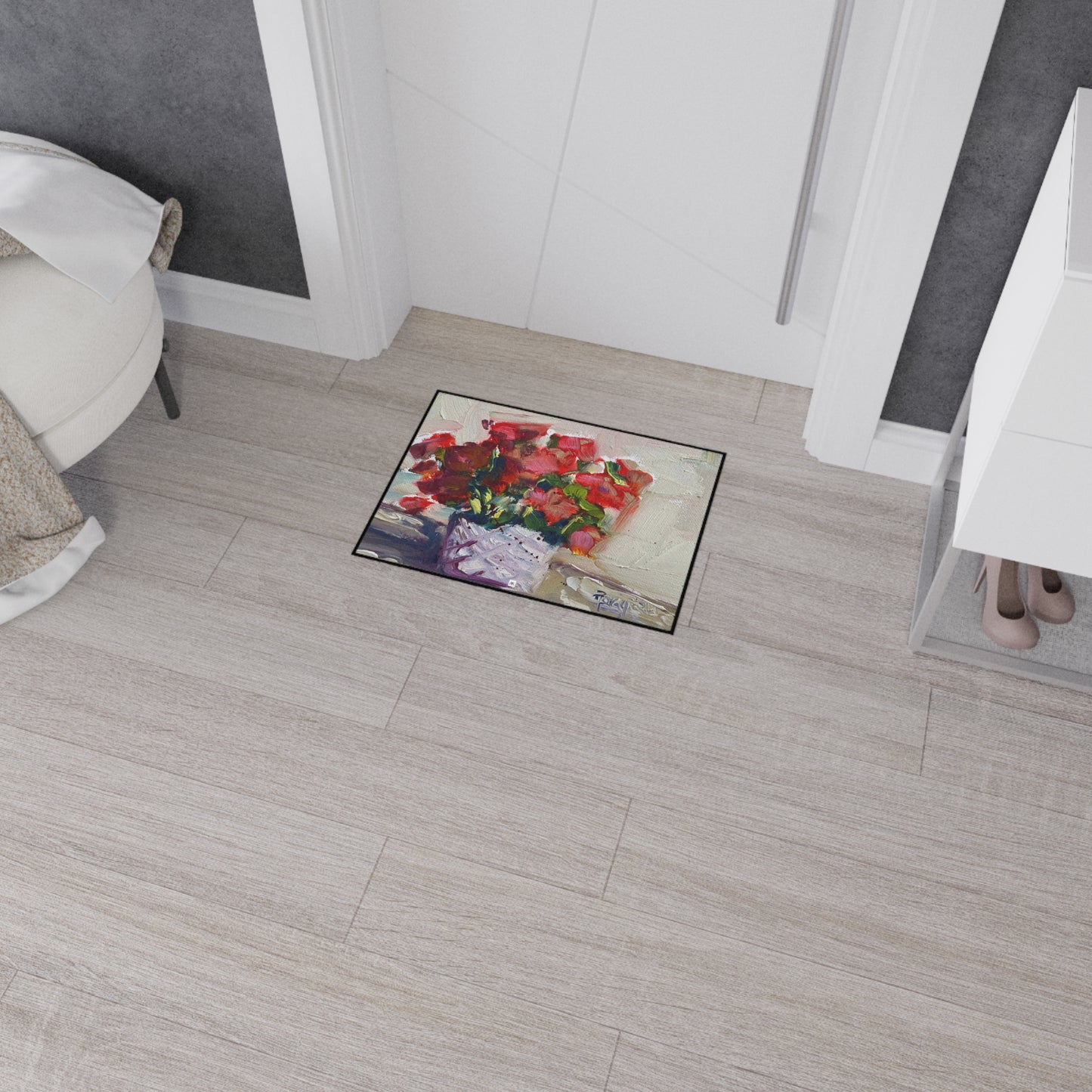 Heavy Duty Floor Mat-Basket Blooms