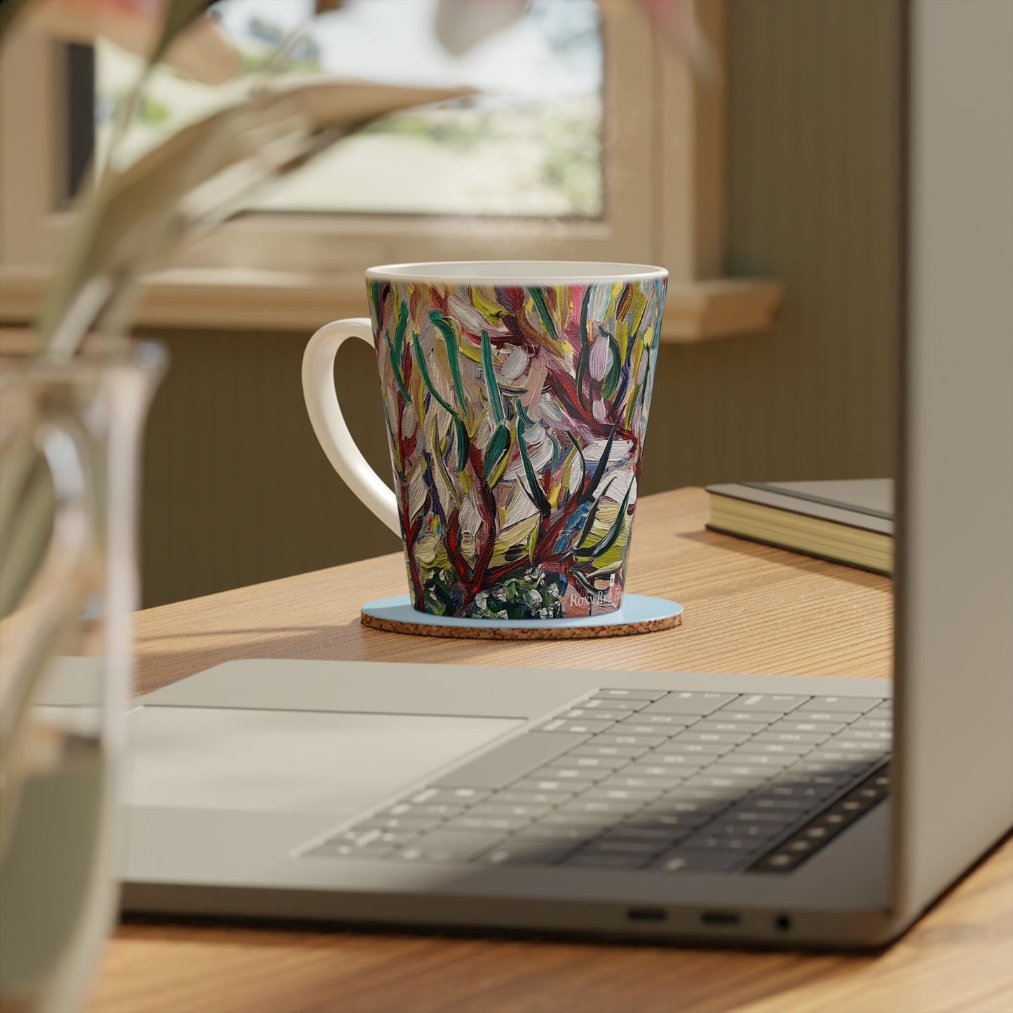 Breezy Trees Latte Mug, 12oz