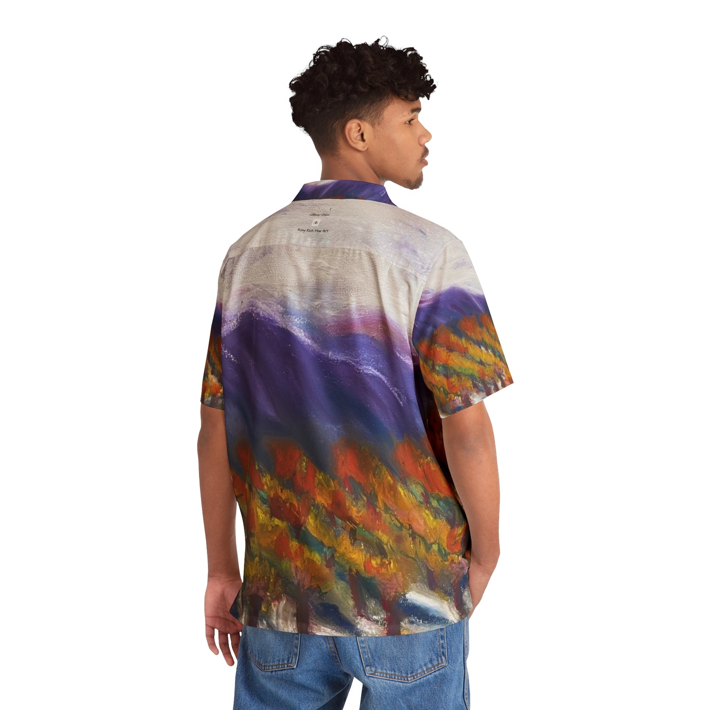 Misty Vines Camisa hawaiana para hombre