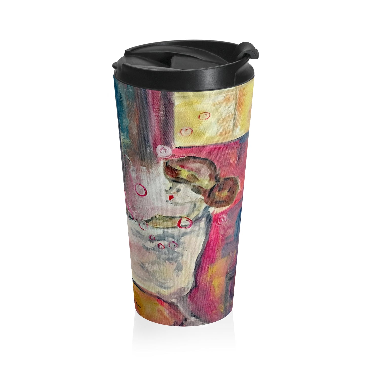 Tasse de voyage en acier inoxydable pour bain moussant