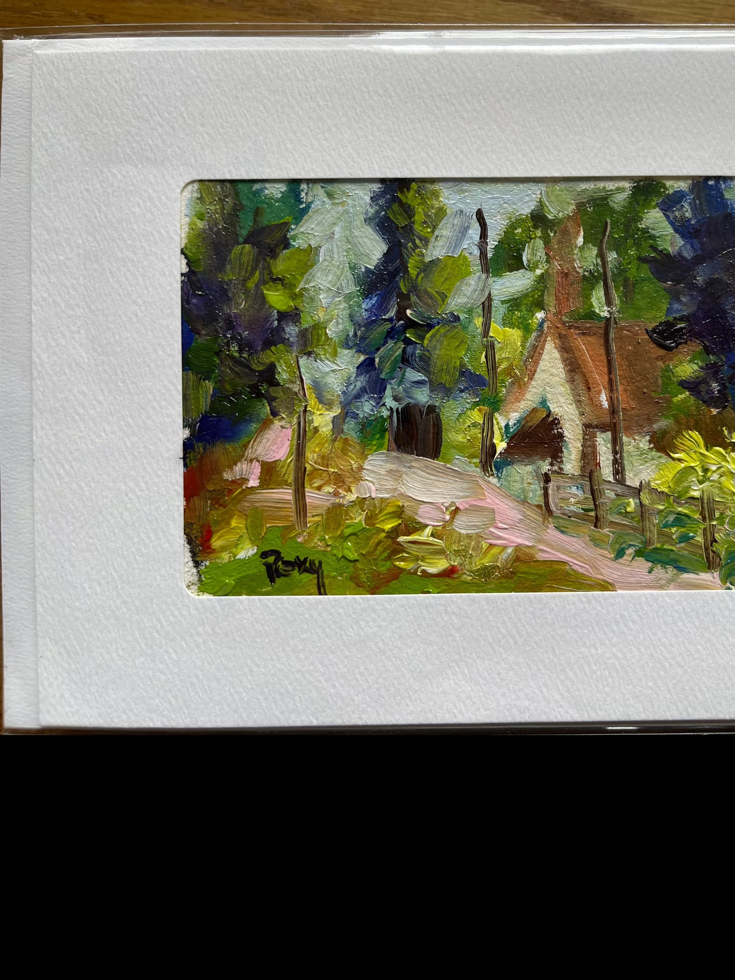 Casa de la iglesia rural