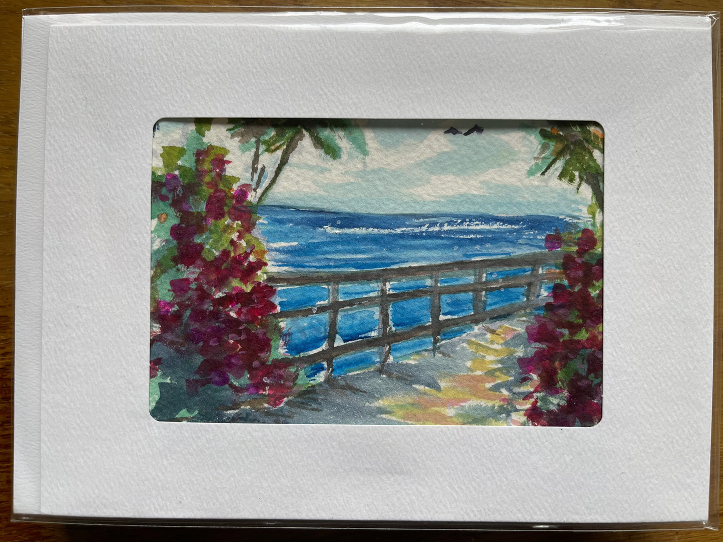 Passerelle vers la plage