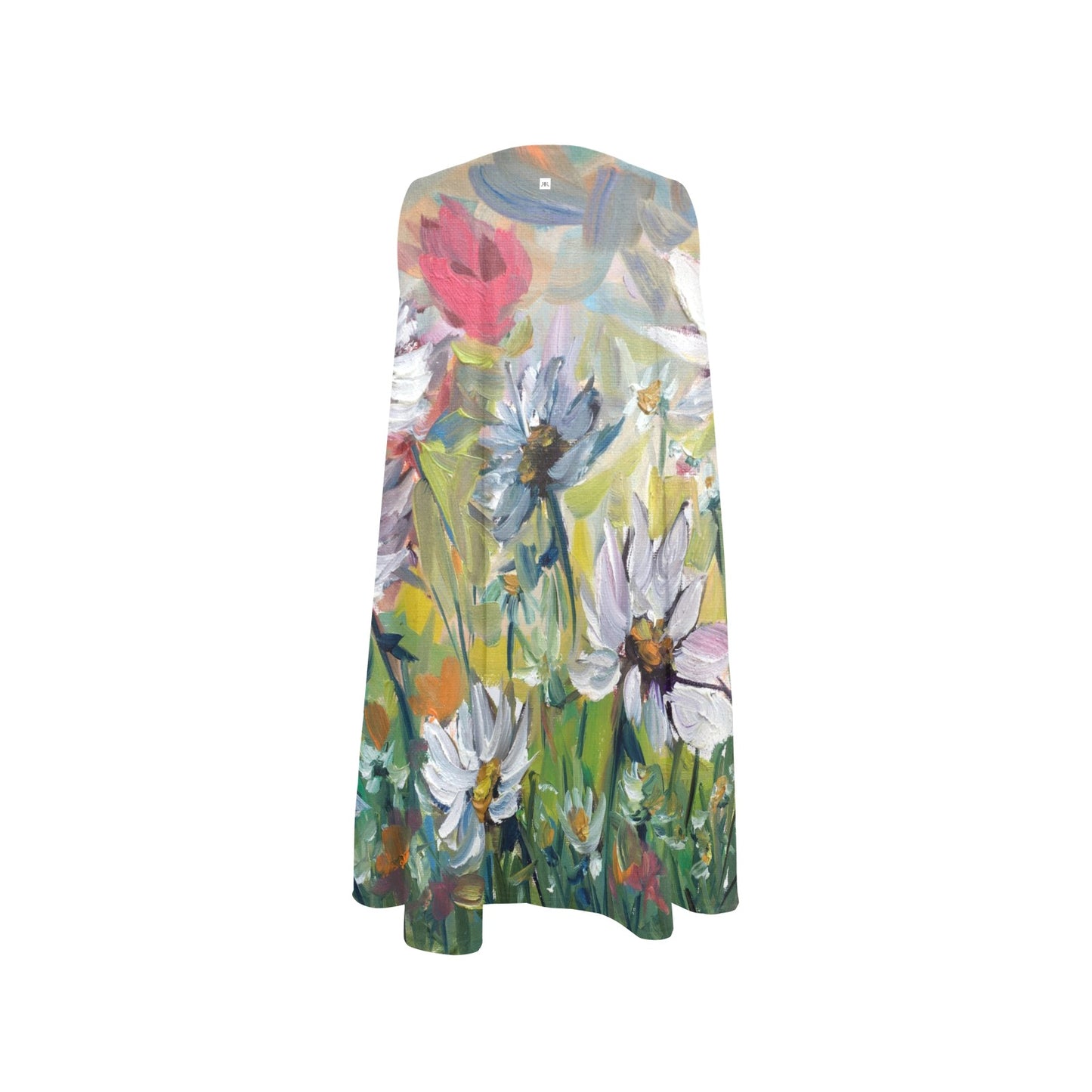 Impressionist Daisies Women's Sleeveless A-Line Dress