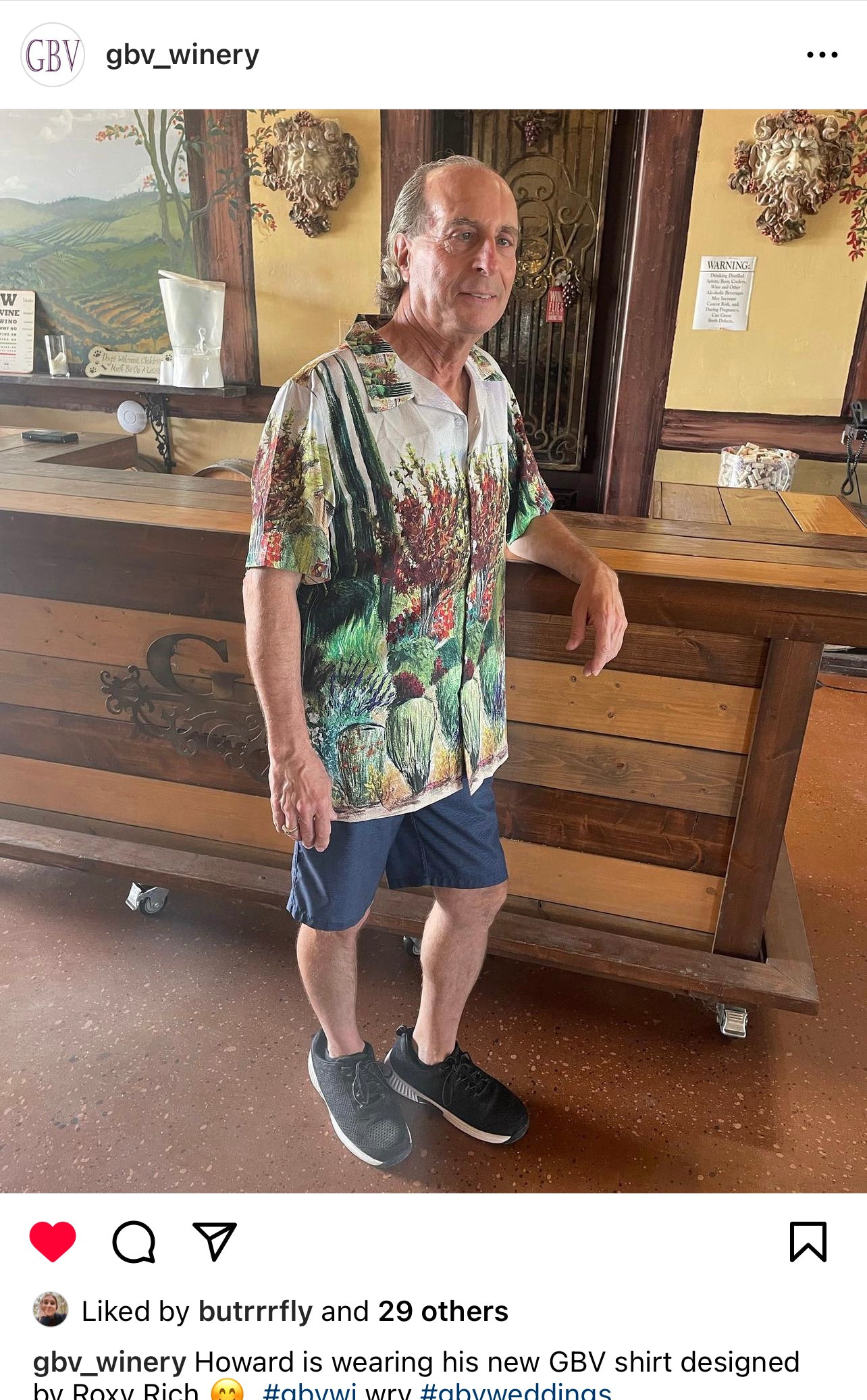 Hill to the Barrel Room at GBV Winery Temecula Men's Hawaiian Shirt