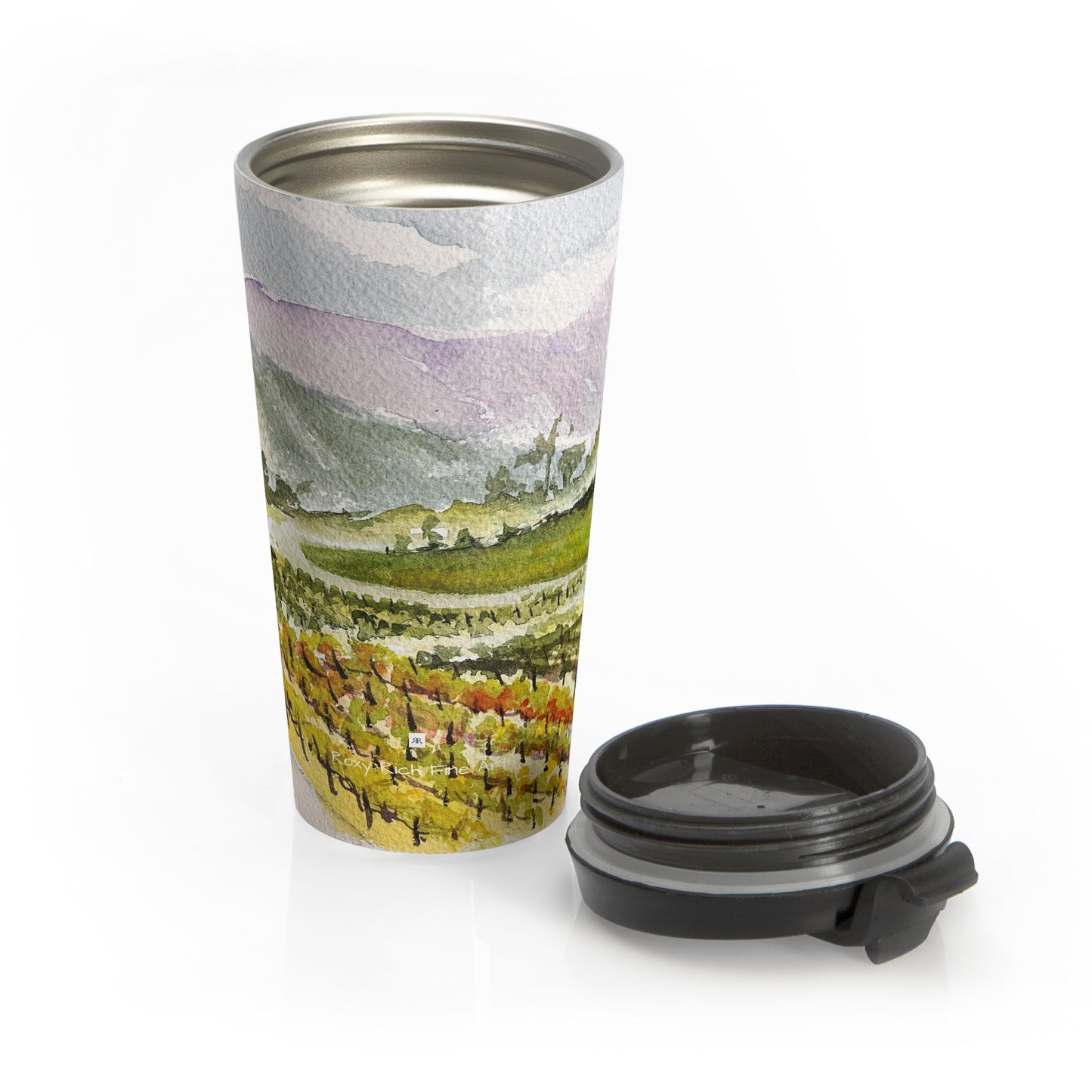 Road down from the Villa (GBV) Temecula Stainless Steel Travel Mug