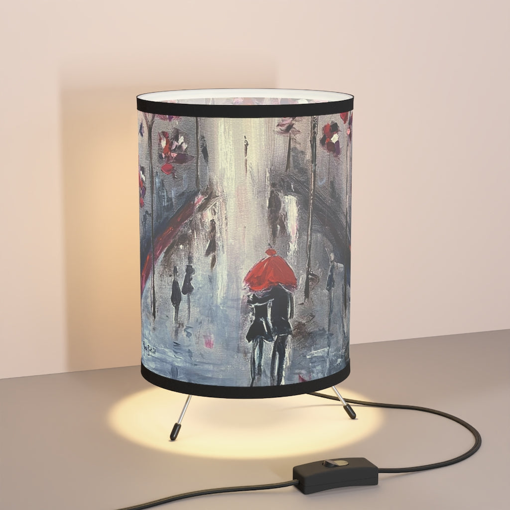 Lámpara Trípode Paseando por París