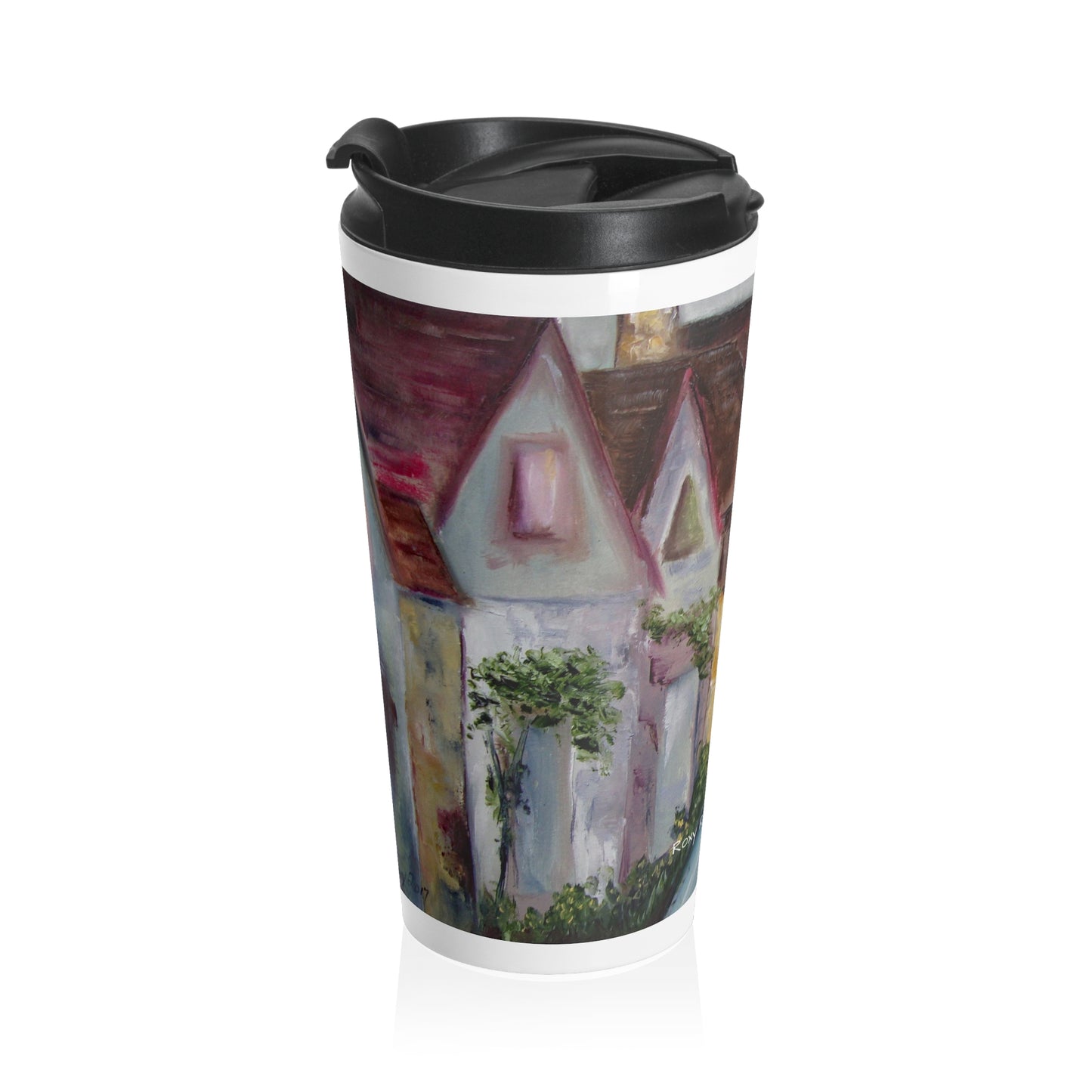 Arlington Row Bibury Cotswolds Stainless Steel Travel Mug