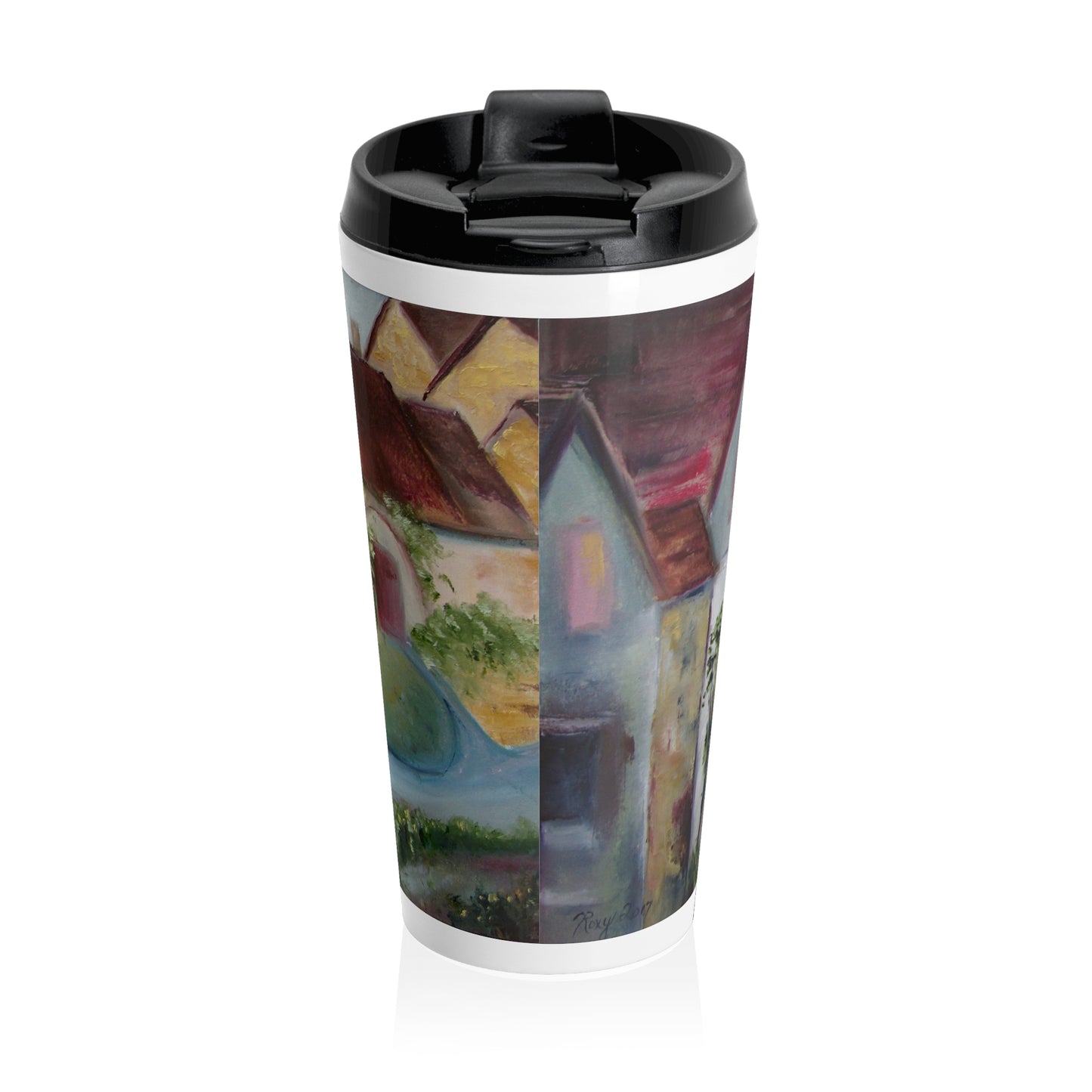 Arlington Row Bibury Cotswolds Stainless Steel Travel Mug